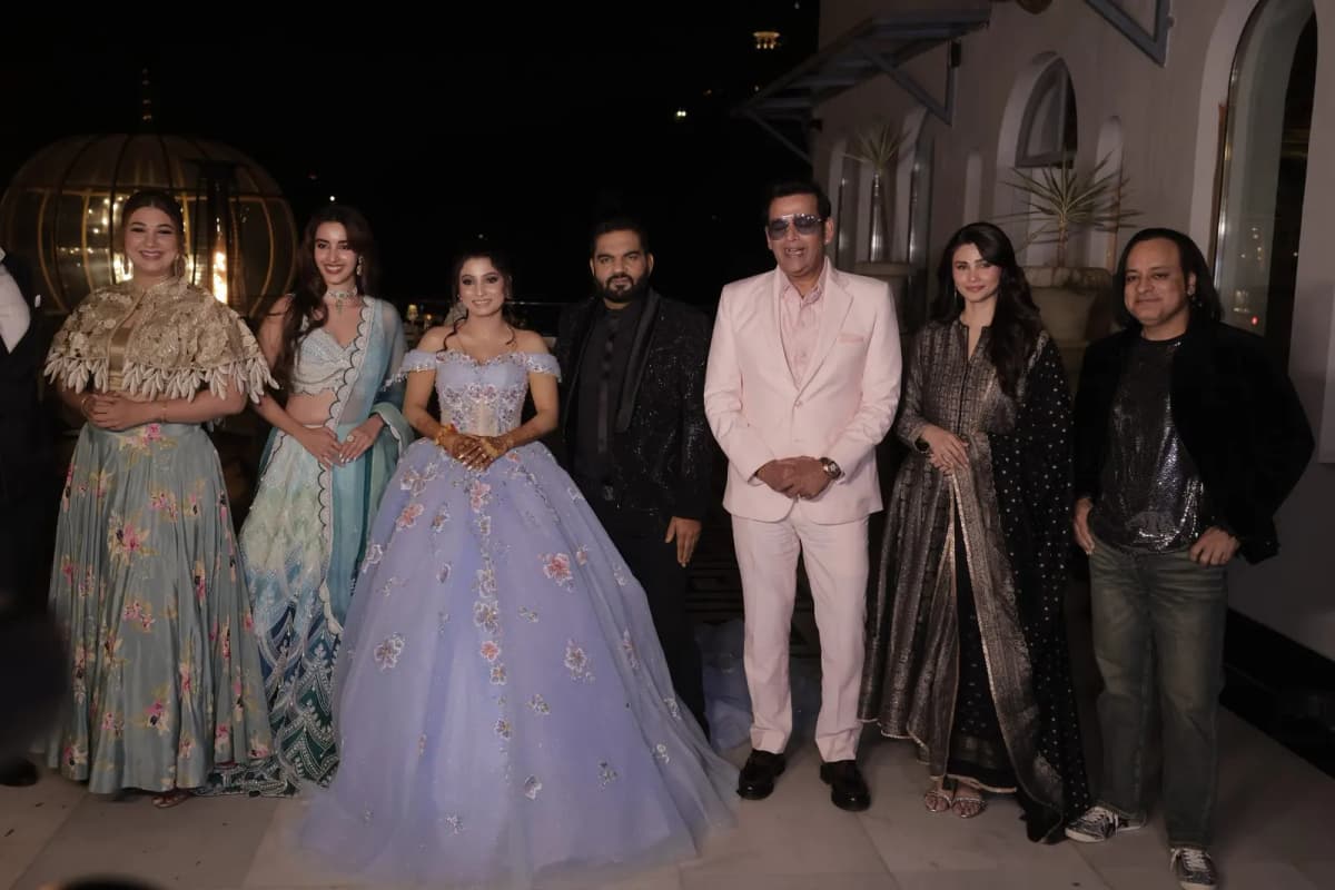 Guests celebrating together at a private event